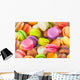 Traditional French Colorful Macarons Wall Decal