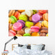 Traditional French Colorful Macarons Wall Decal