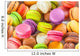 Traditional French Colorful Macarons Wall Decal