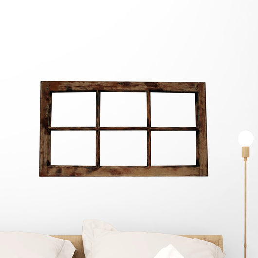 Weathered Window Frame Wall Decal