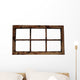 Weathered Window Frame Wall Decal