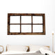 Weathered Window Frame Wall Decal