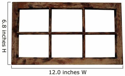 Weathered Window Frame Wall Decal
