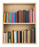 Full Bookcase Wall Decal