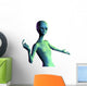 Alien Welcome Wall Decal
