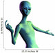 Alien Welcome Wall Decal
