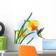 Hummingbird with Daffodils Wall Decal