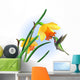 Hummingbird with Daffodils Wall Decal