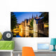 Water Canal and Medieval Wall Decal