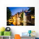 Water Canal and Medieval Wall Decal