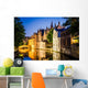 Water Canal and Medieval Wall Decal