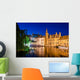Bruges Canal Night Wall Decal