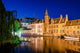 Bruges Canal Night Wall Decal