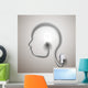 Light Bulb Forming Human Wall Decal