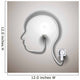 Light Bulb Forming Human Wall Decal