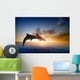 Dolphins Jumping at Sunset Wall Decal