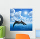 Dolphins Jumping Wall Decal