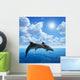 Dolphins Jumping Wall Decal