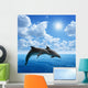 Dolphins Jumping Wall Decal