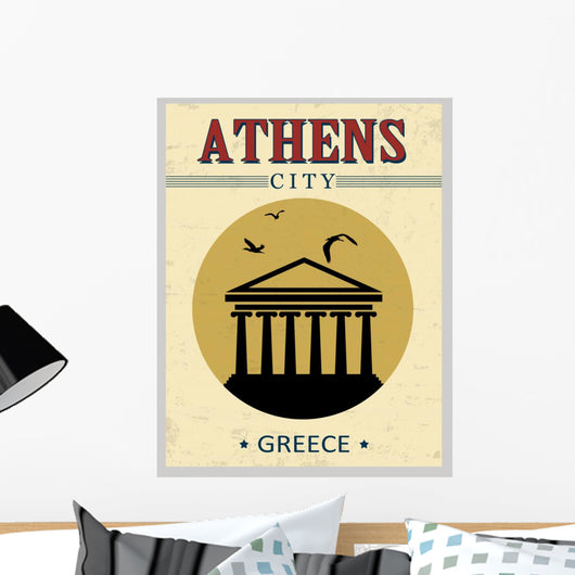 Parthenon from Athens Poster Wall Decal