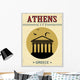 Parthenon from Athens Poster Wall Decal