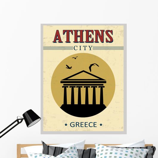 Parthenon from Athens Poster Wall Decal