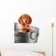 Wet Puppy Bucket Wall Decal