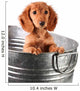 Wet Puppy Bucket Wall Decal