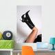 Legs and Boots up Wall Decal