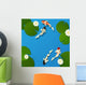 Koi Fish and Lotus Wall Decal