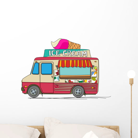 Ice Cream Truck Wall Decal