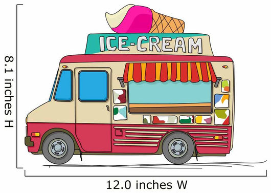 Ice Cream Truck Wall Decal