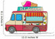 Ice Cream Truck Wall Decal