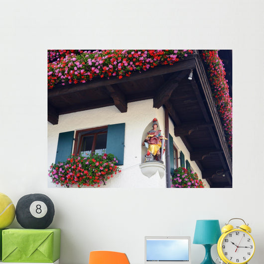 Bayrisches Haus Mit Brandschutz Wall Decal