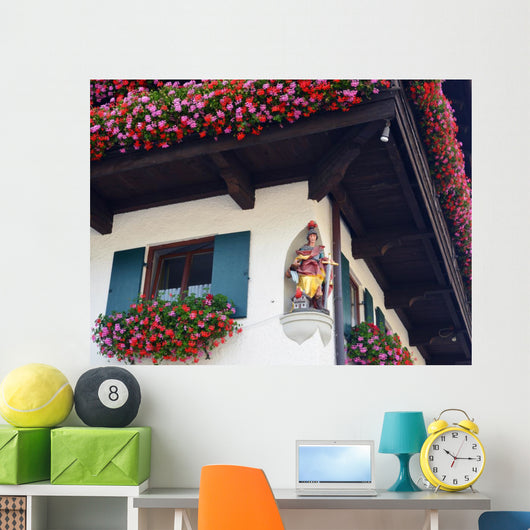 Bayrisches Haus Mit Brandschutz Wall Decal