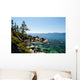 Clear Water Mountain Lake Wall Decal
