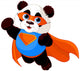 Super Panda Wall Decal