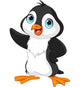 Cartoon Penguin Wall Decal