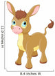 Cute Smiling Donkey Wall Decal