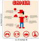 Gamer Pixel Wall Decal
