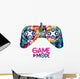 Retro Gaming Joystick Wall Decal