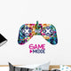 Retro Gaming Joystick Wall Decal