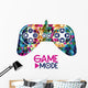 Retro Gaming Joystick Wall Decal