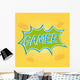 Gamer POW Bubble Wall Decal