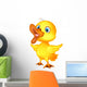 Little Chick Presenting Wall Decal