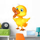Little Chick Presenting Wall Decal