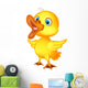 Little Chick Presenting Wall Decal
