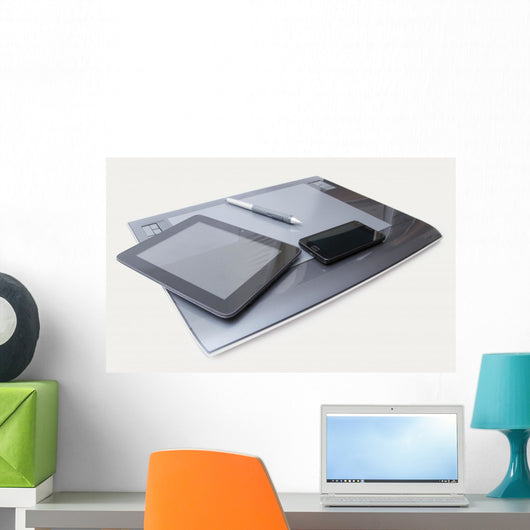 Ufficio Tavoletta Grafica Tablet Wall Decal