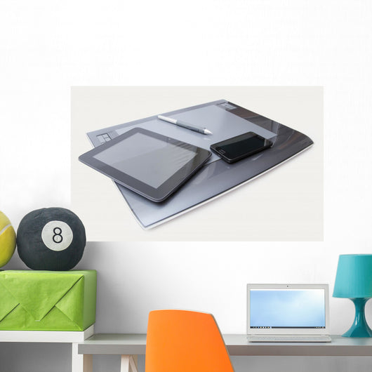 Ufficio Tavoletta Grafica Tablet Wall Decal