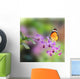 Purple Orchid Flower Wall Decal